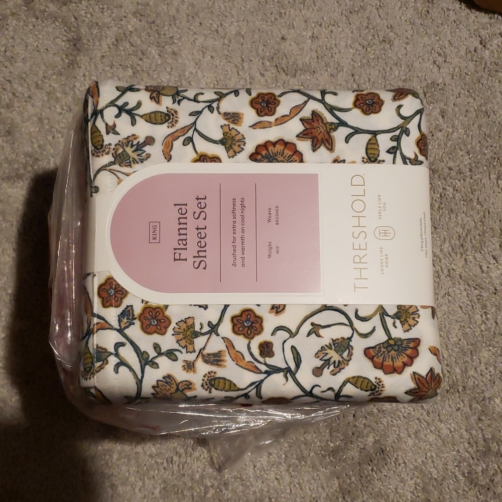 King Flannel sheet set